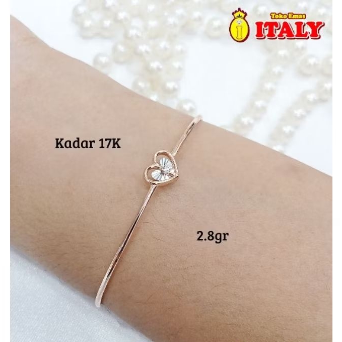 gelang emas tua variasi love