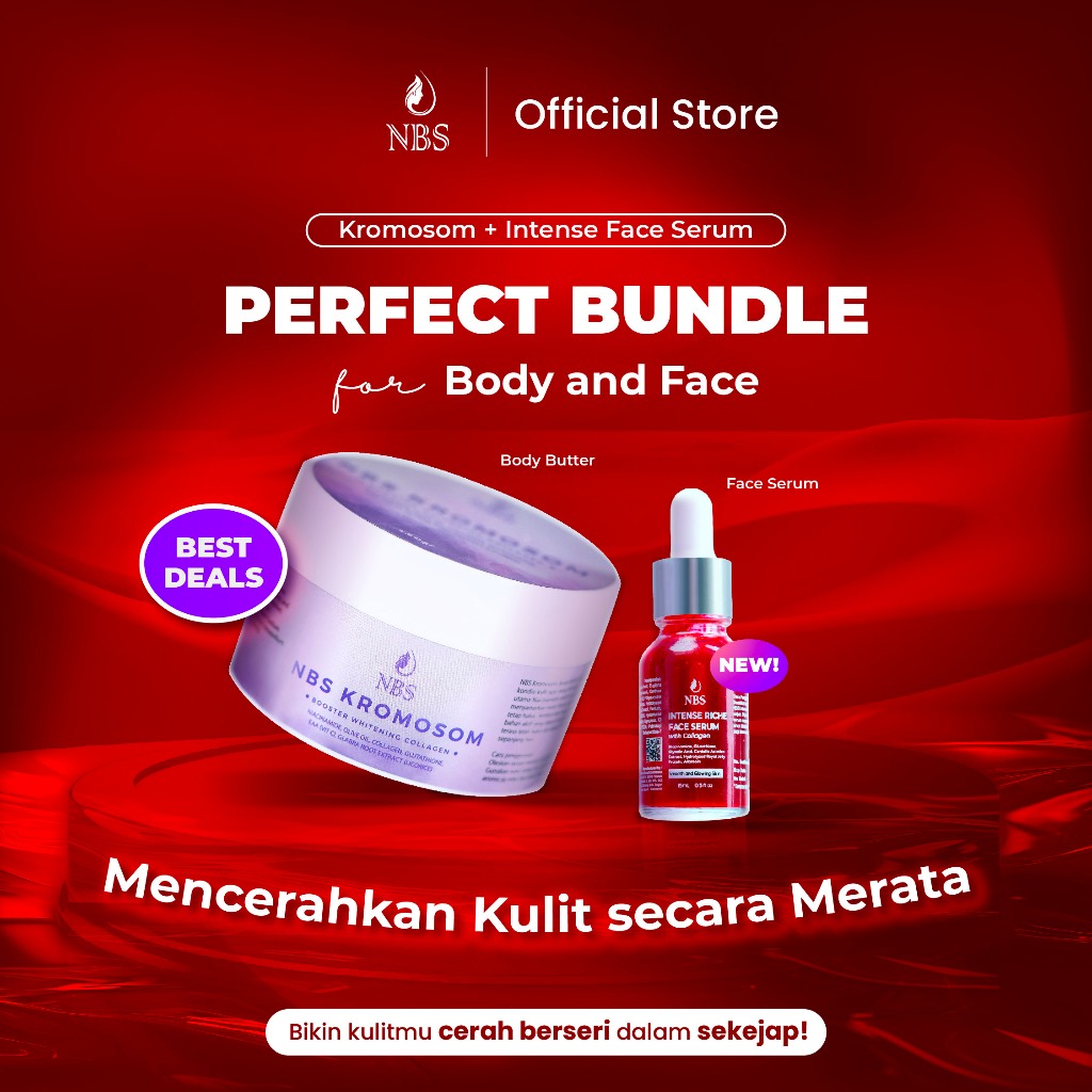 NBS Kromosom Body Butter + Intense Riche Face Serum