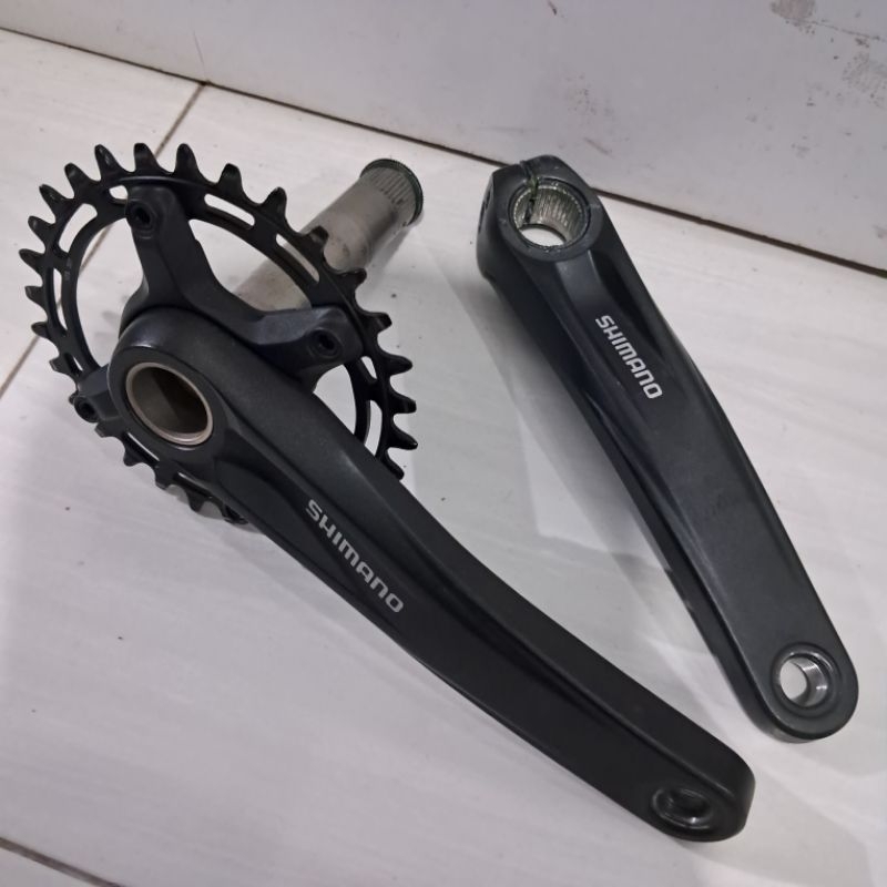 crank shimano deore mt500 / mt510 30t 12 speed original cabutan sepeda 175mm single mtb crankset sep