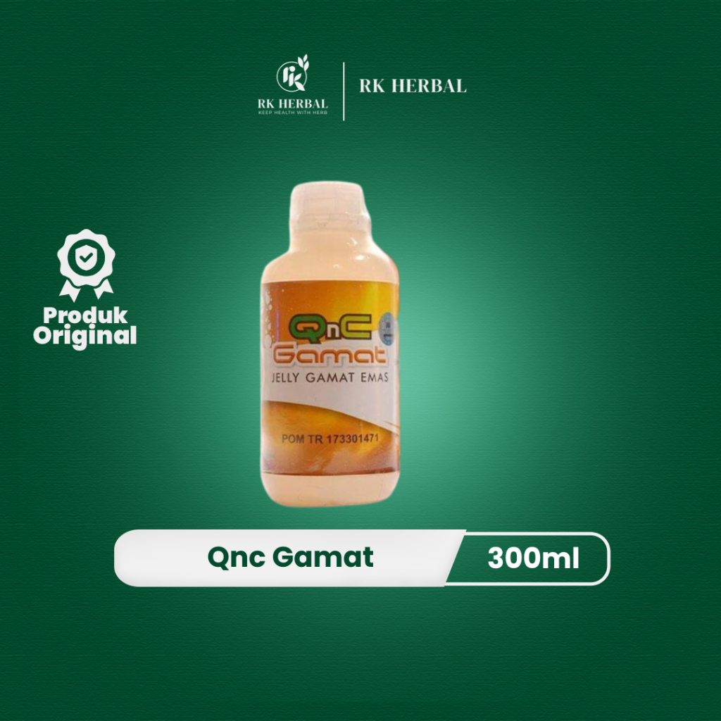 

QnC Jelly Gamat Emas 300 ml - Ektrak Teripang Membantu Mengatasi Kolesterol Pemulihan Pasca Operasi