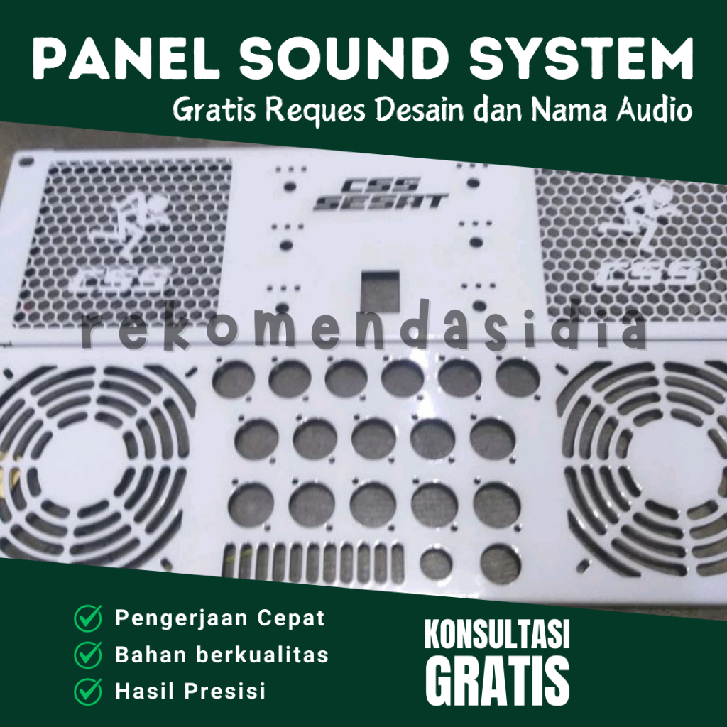 Panel 1U 2U 3U Panel Listrik Custom Desain Bahan Plat Besi