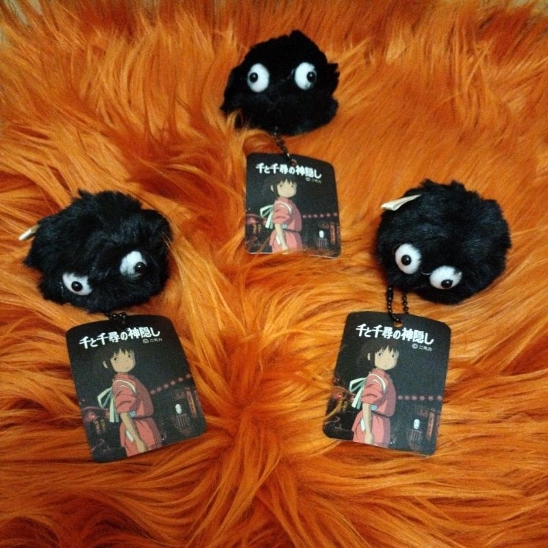 Official Merch Studio Ghibli Totoro Black Dust Keychain Plush