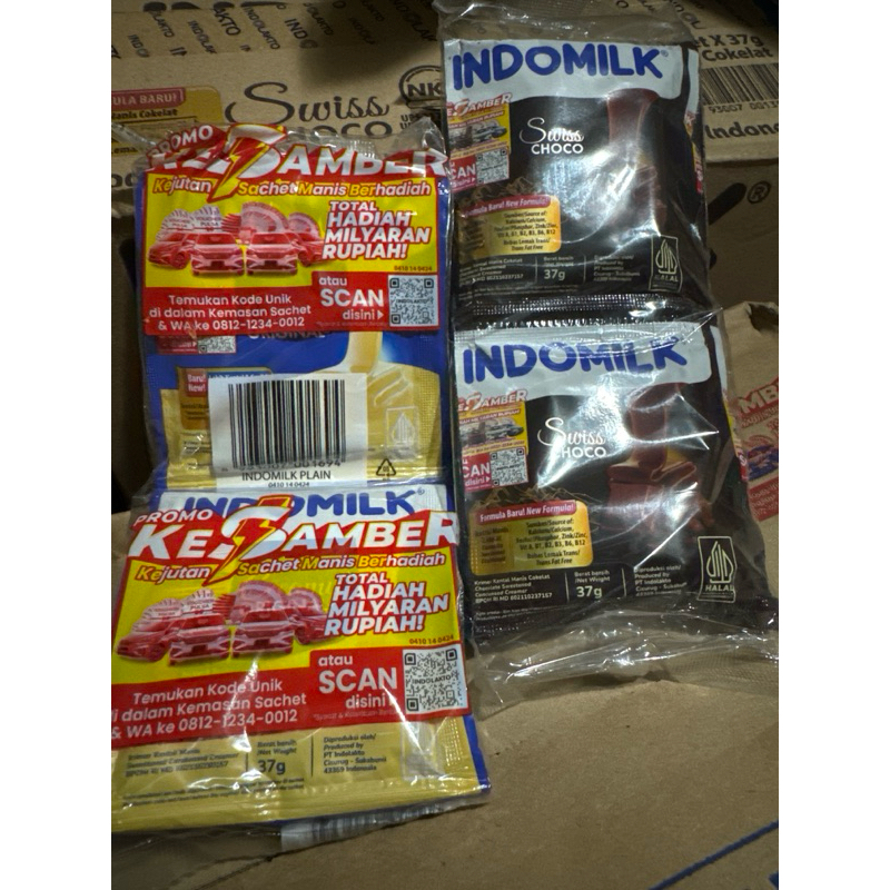 

(TOKO PAK GEMBUL) SUSU INDOMILK COKLAT / VANILLA KIRIM RANDOM ISI 6