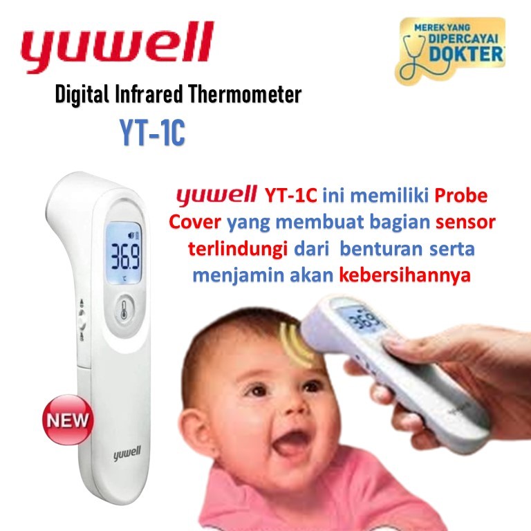 Yuwell termometer / termometer digital / termometer bayi / pengukur panas badan / termometer suhu