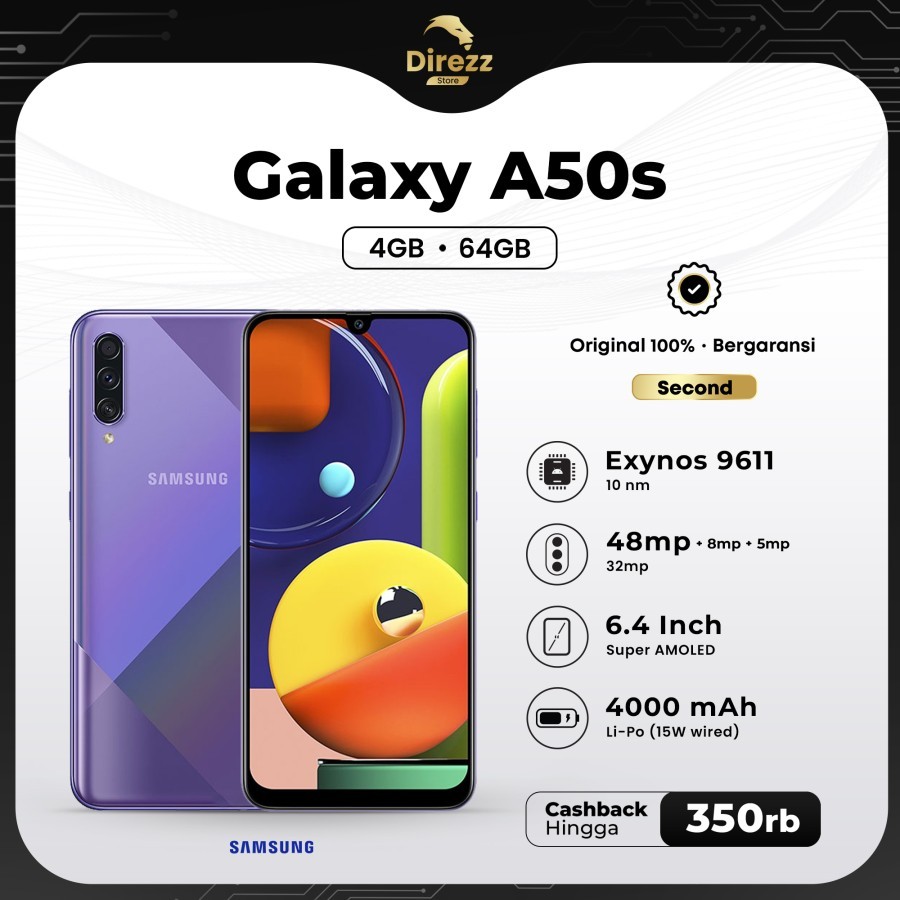 Samsung Galaxy A50S Second RESMI