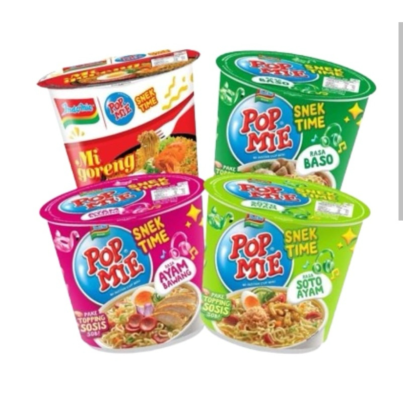 

Pop Mie cup mini snek time aneka rasa