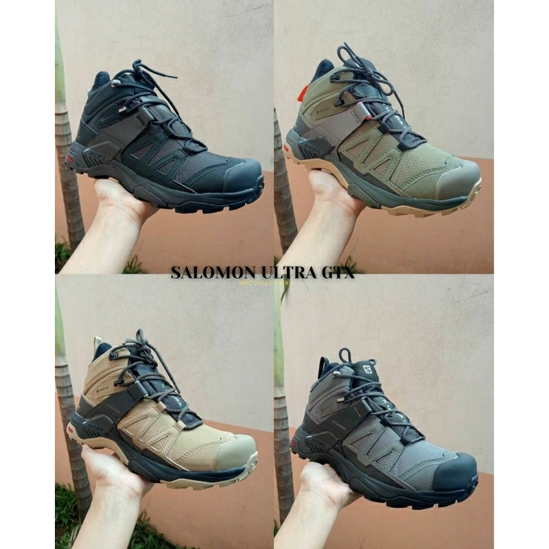 SEPATU SALOMON X ULTRA 4 MID GTX HIKING 6INCH GROSIR