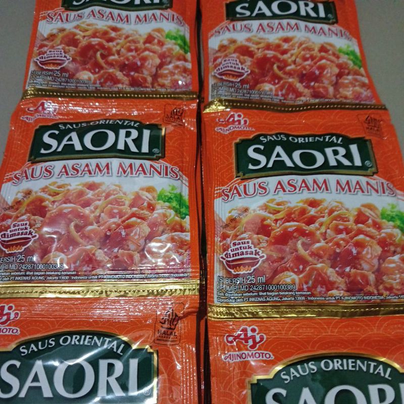 

Ajinomoto Saus Saori Oriental Sachet Saus Asam Manis 25ml