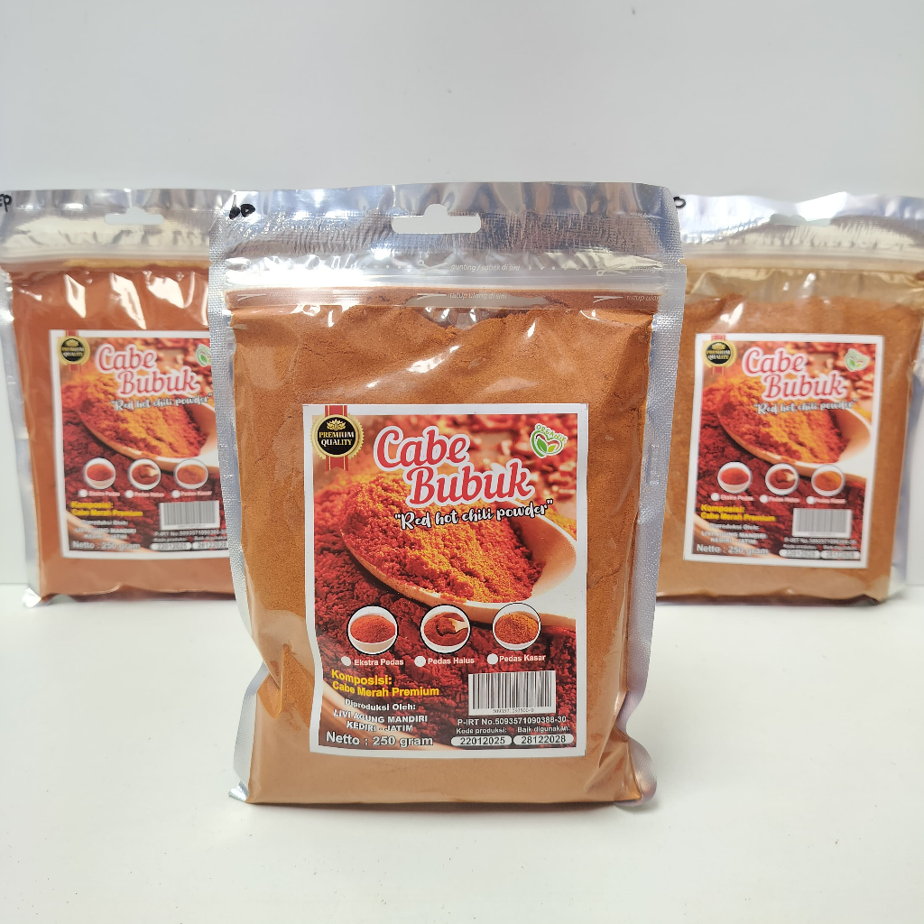 

Cabe Bubuk Red Hot Chili Powder Premium - 250 GRAM