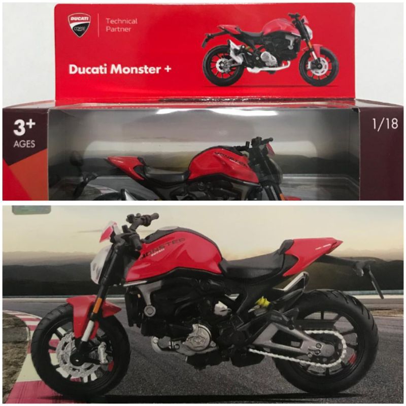 Diecast Ducati Monster+
