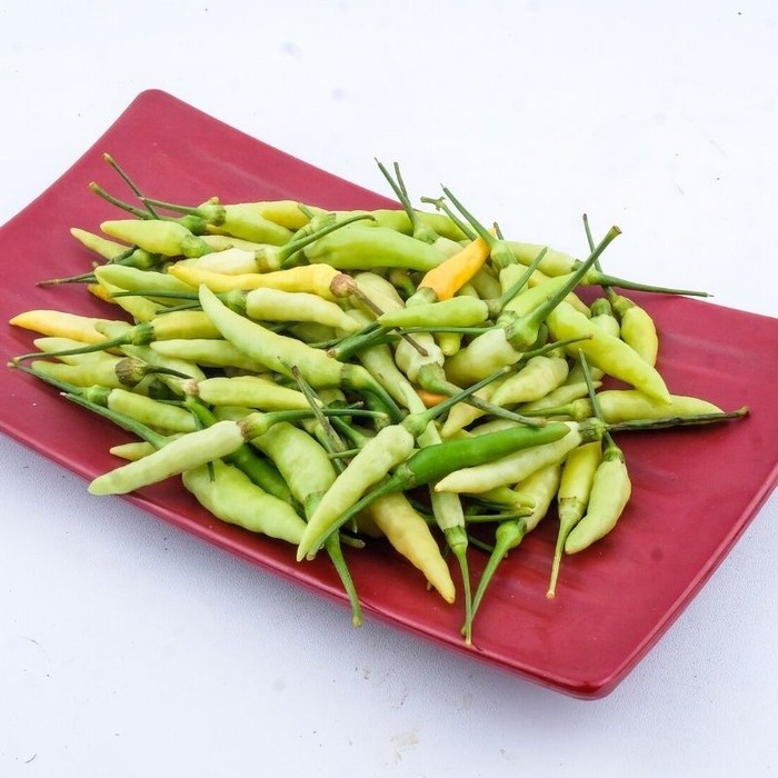 

Cabai Hijau lalapan 100g Caplak Japlak 1kg