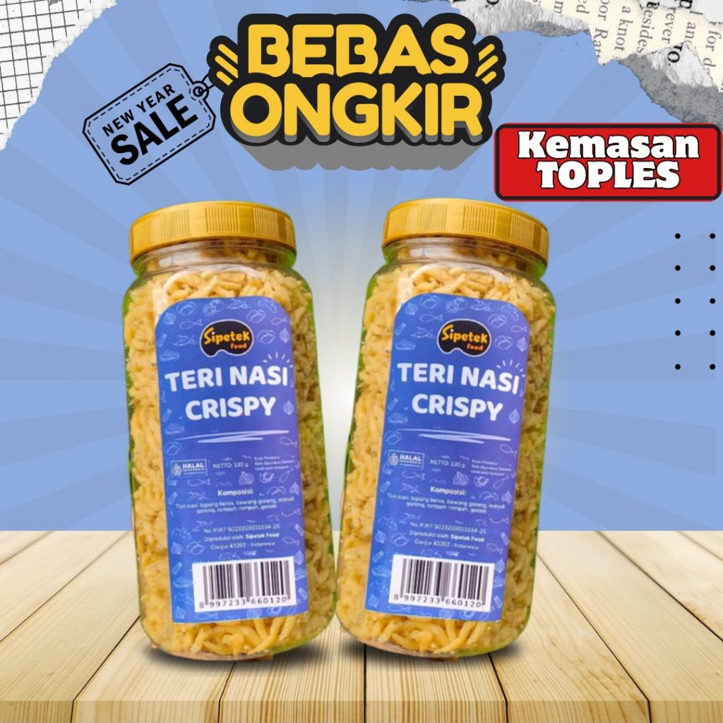 

Ikan Teri Mungil Sruwet Jengki Oven krispi Snack Mpasi Sehat Praktis Tinggi Protein Tanpa Pengawet