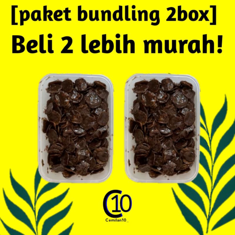 

[bundling 2box] keripik pisang coklat lumer / keripik pisang coklat / keripik pisang lumer