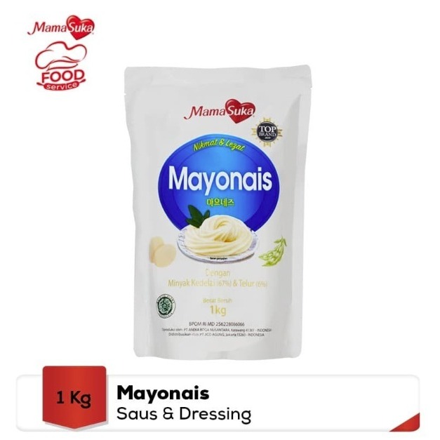 

MamaSuka Mayonais 1kg - Gosend Grab Only