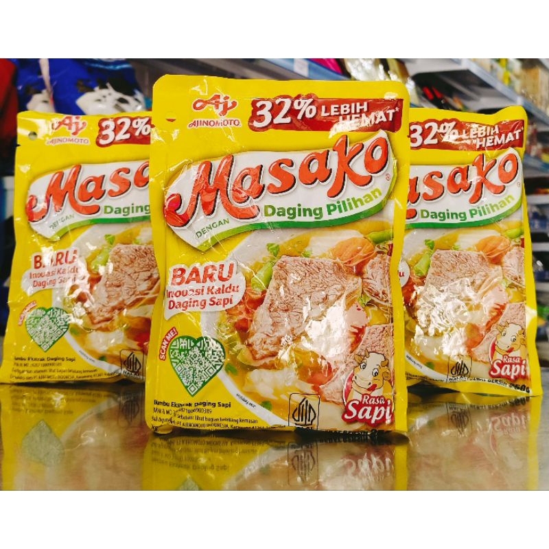 

Masako Kaldu Daging Sapi 250gr/Kaldu Sup Sapi/Ajinomoto Masako Kaldu Sapi 250gr/Bumbu SOP/Penyedap rasa sapi/Penyedap masakan alami Masako