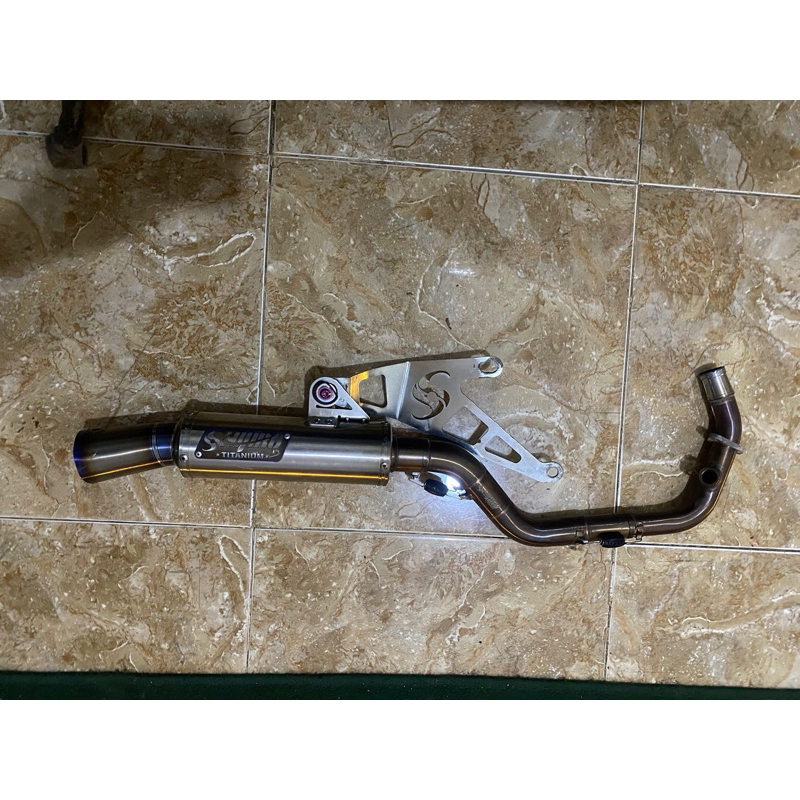 knalpot shijiro titanium inlet 38