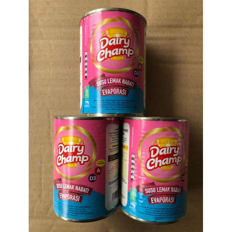 

SUSU EVAPORASI DAIRY CHAMP - EVAPORASI 390GR