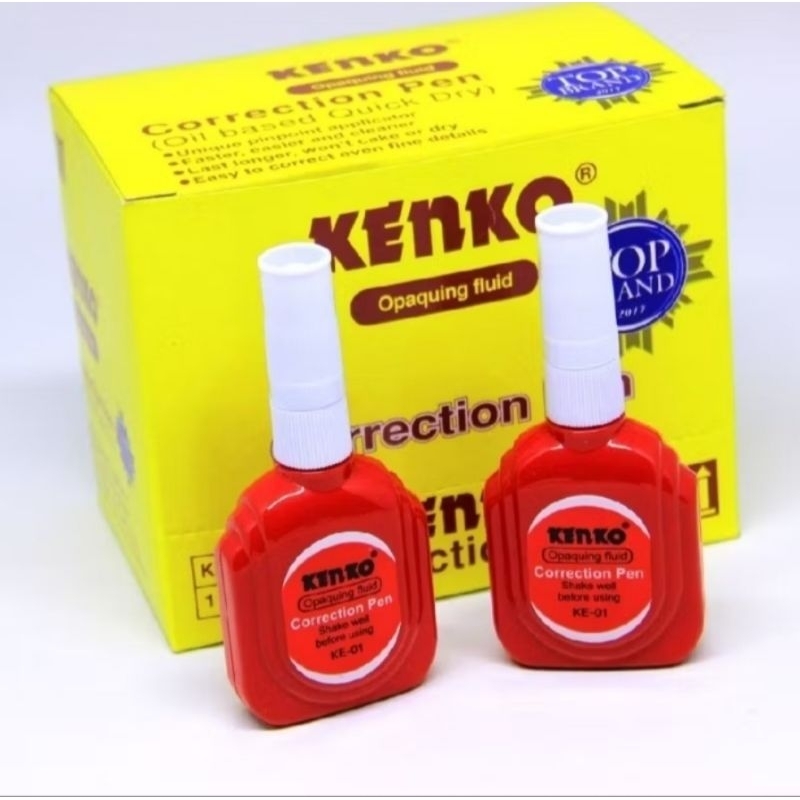 

correction fluid kenko koreksi cair joyko penghapus cair koreksi pena tipe x