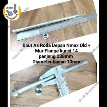 Baut As Roda Depan Nmax Old + Mur