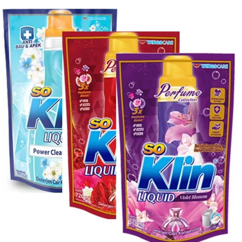 Isi 7 Pcs Soklin Jumbo Renceng Renteng Cair Soklin Liquid 1000 Isi 7