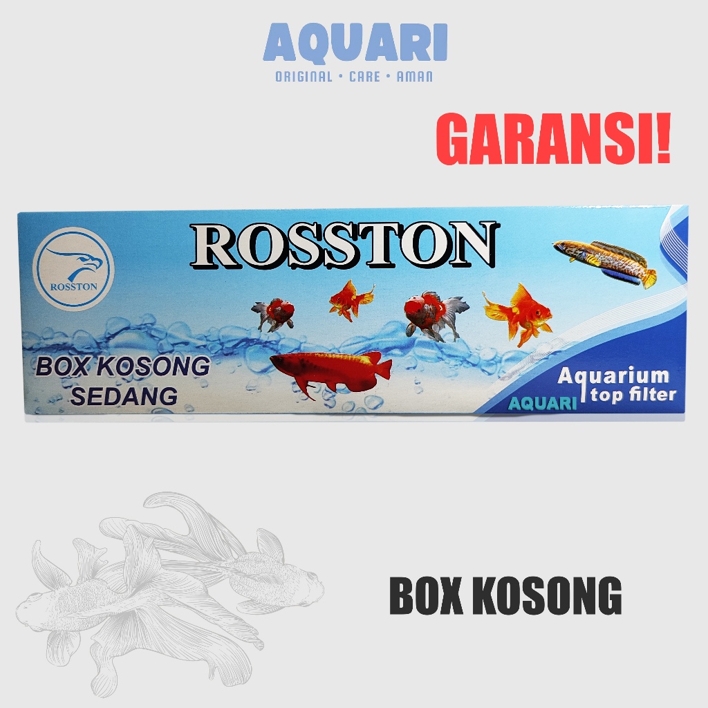 Filter Aquarium 60cm - Rosston Box Filter - Box Kosong Medium 60cm