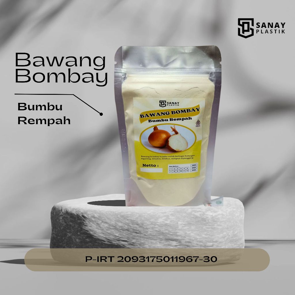 

BAWANG BOMBAY BUBUK MURNI TANPA CAMPURAN 50 GRAM DAN 100 GRAM