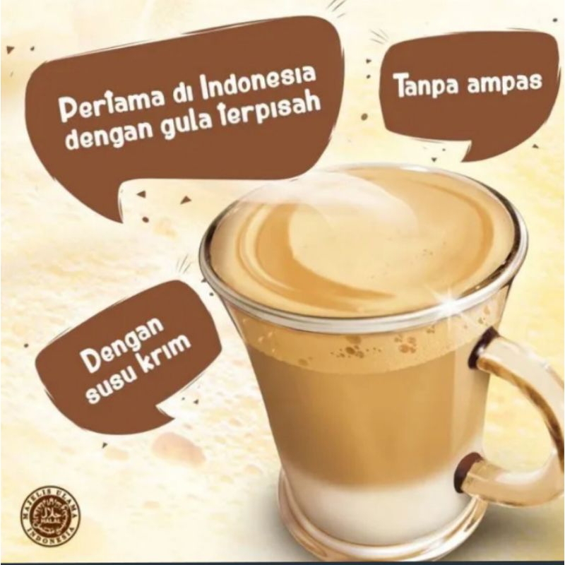 

Tora Bika Creamy Latte Gula Terpisah