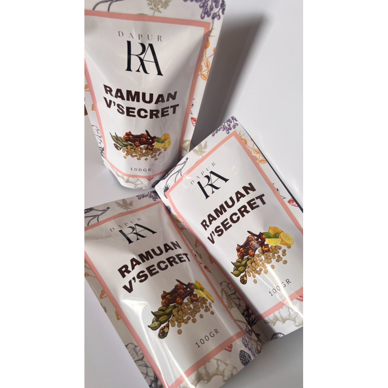 

Ramuan V’Secret Dapur RA Isi 14 pcs | Ramuan untuk Miss V