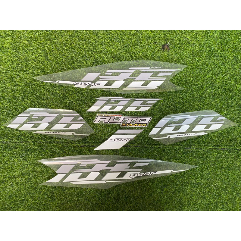 STICKER TRANSPARAN BEAT NEW DELUXE MOTIF THAILAND