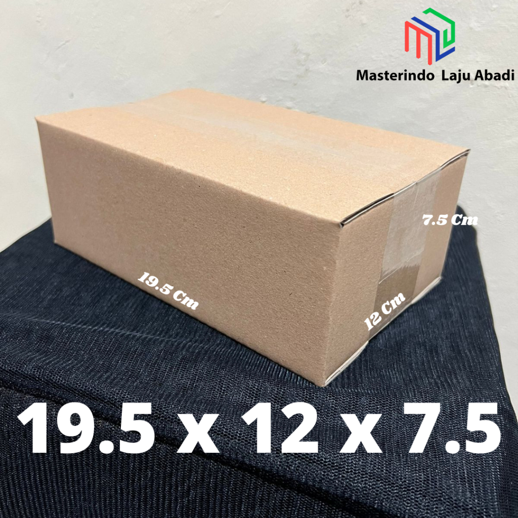 

Kardus 19.5x12x7.5 Cm (Qty 400 Pcs)