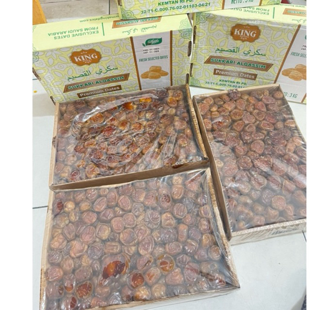 

Kurma Sukari Al Qosim Premium Dates || Sukari 3 KG Wraping