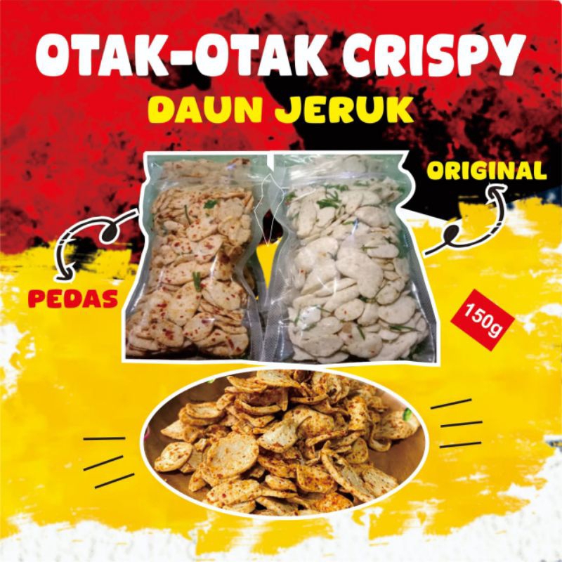 

OTAK OTAK CRISPY DAUN JERUK PEDAS!cemilan renyah yang bikin ketagihan