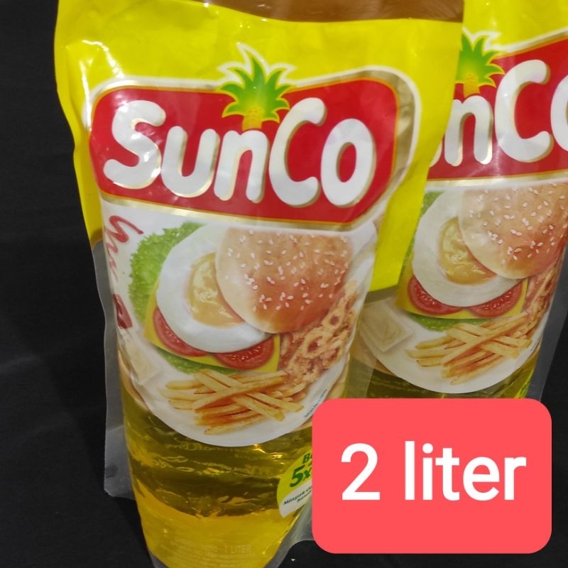 

sunco minyak goreng refill 2 liter