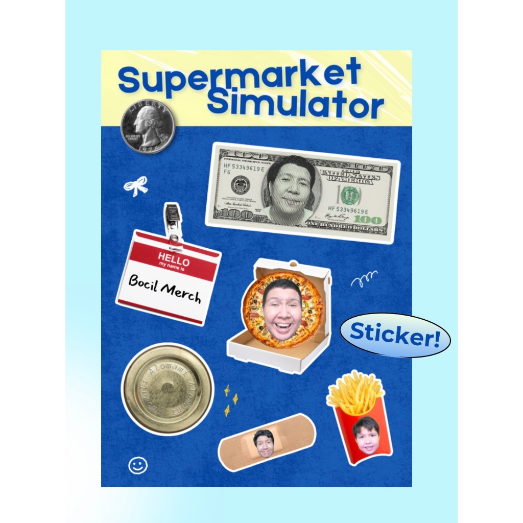 

READY - Sticker Windah Basudara: Supermarket Simulator