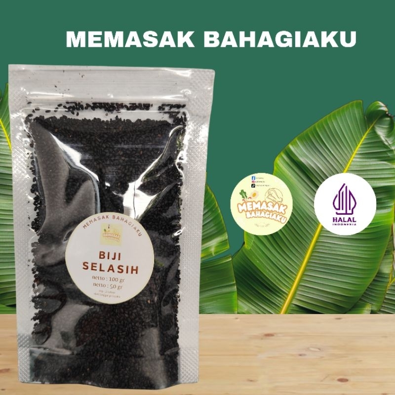 

biji selasih 50 gram 100 gram /biji selasih murni tanpa campuran/bumbu dapur / bumbu rempah / rempah bubuk/ bumbu masak / biji selasih murni