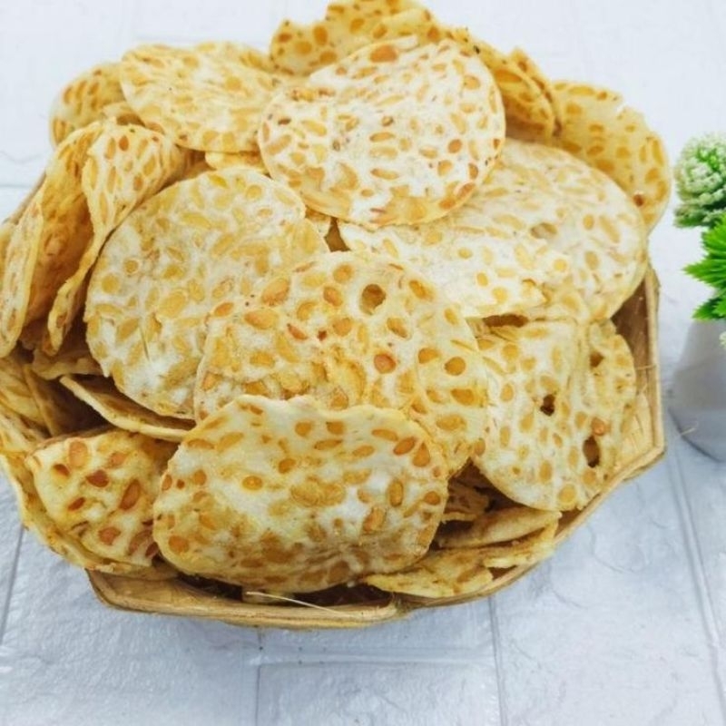 

Kripik tempe sagu renyah gurih isi 1kg