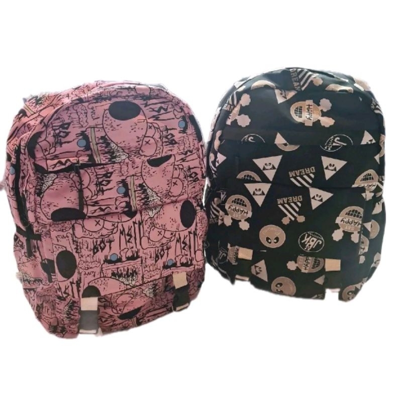 TAS SD WARNA MERAH MUDA DAN HITAM KUALITAS SUPER PREMIUM