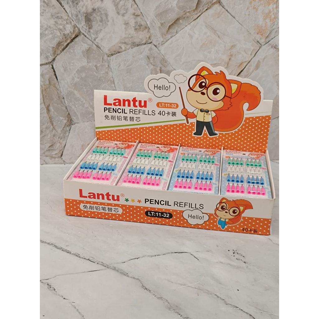 

SATU PAD ( 32 BIJI ) Refill Pensil Bensia Isi Ulang Pensil Lantu Cabut Susun