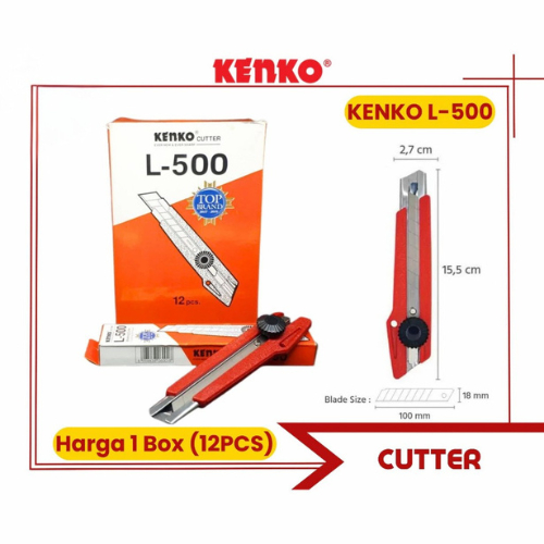 

Cutter Besar Kenko L-500 (12PCS)