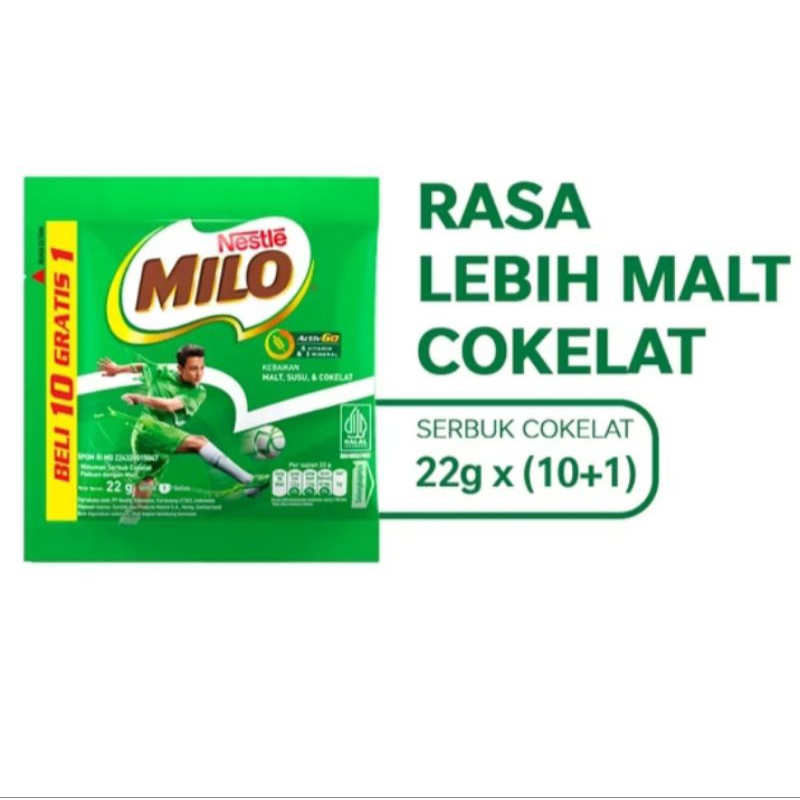 

Milo Activ-Go susu bubuk sachet 22gr Renceng (isi10)