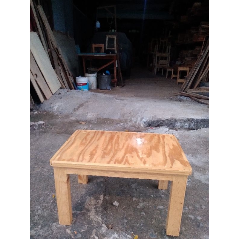 Meja Lesehan Kecil Jati Belanda 60x40x35