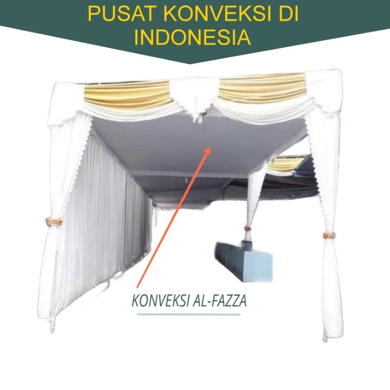 Plafon tenda datar 4x6