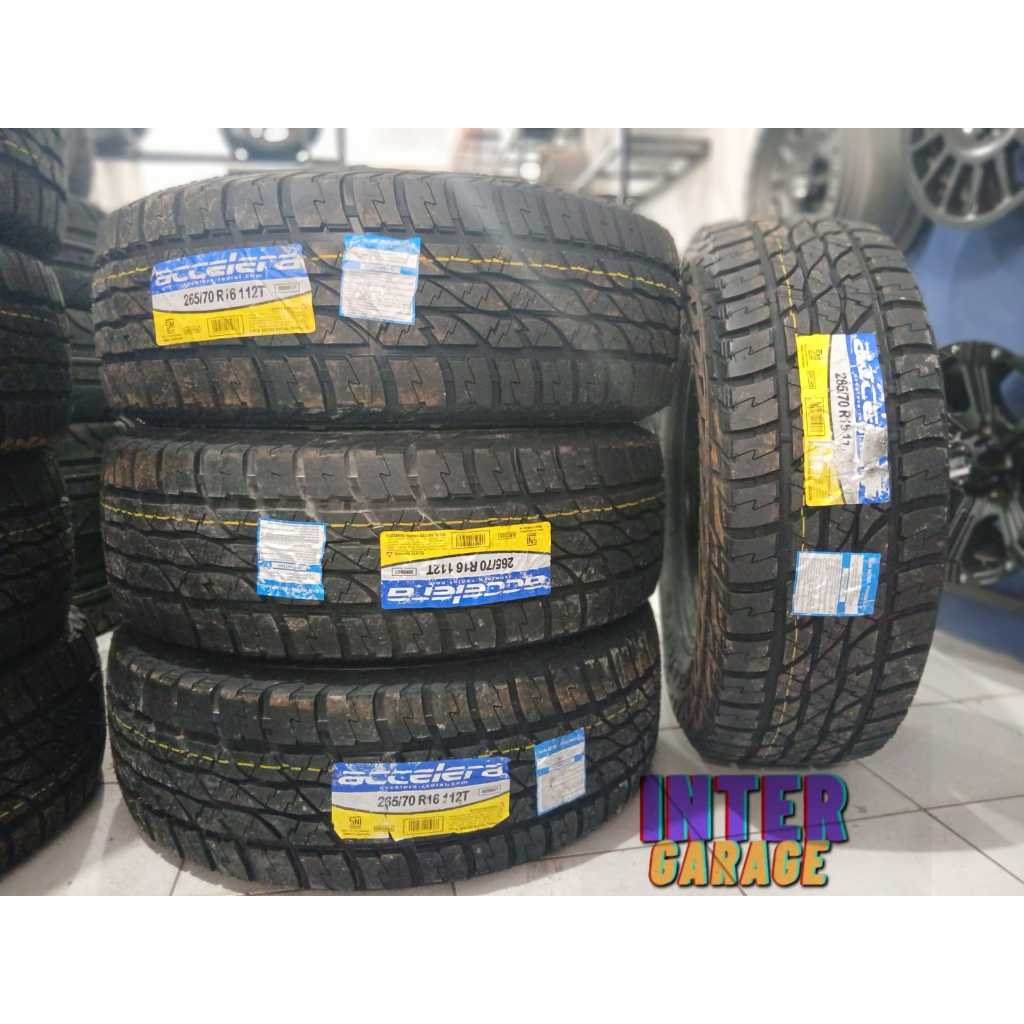 ban mobil semi Rimba 265 70 R16 Accelera AT Ban mobil triton hilux Ring16