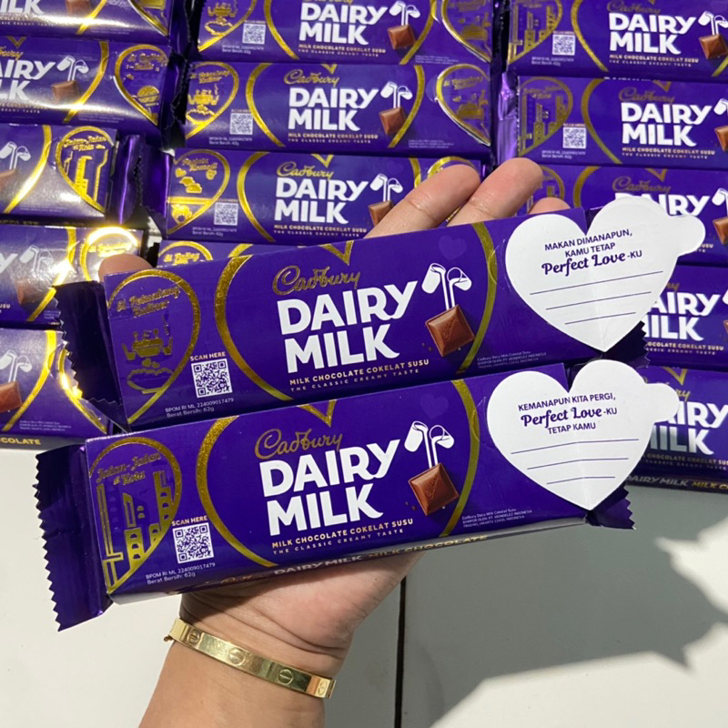 

VALENTINE!! COKLAT CADBURY DAIRY MILK 62gr