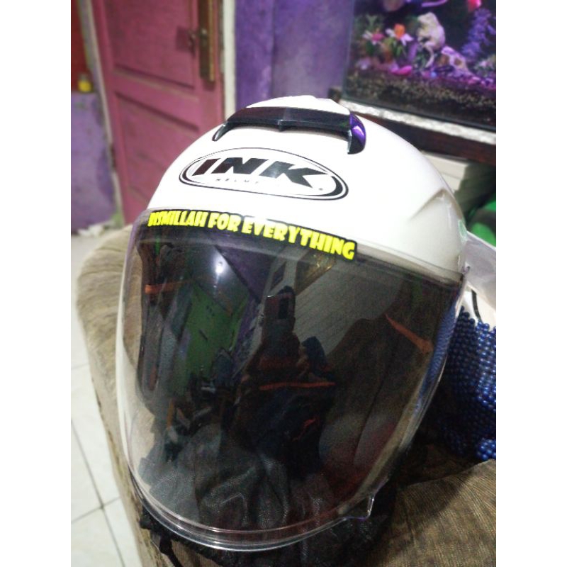 Helm Ink dynamic putih glossy