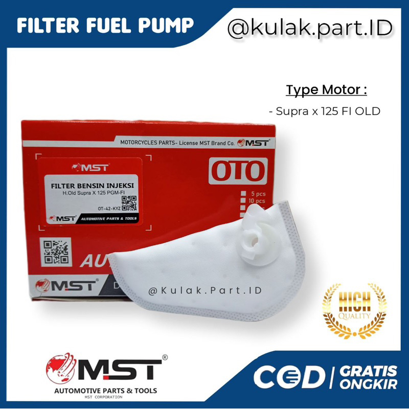 Filter Fuel Pump Supra X 125 PGM Fi 2006 2012 Supra X125 Old 125R Pampers Injeksi Fi Lama