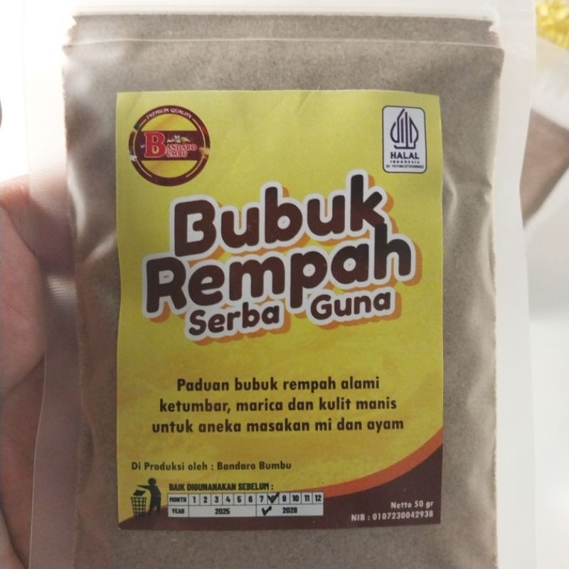 

Bubuk Rempah serba guna | Bumbu Mihun | Mi goreng | Kuah Korma | Ayam hijau 50 gr