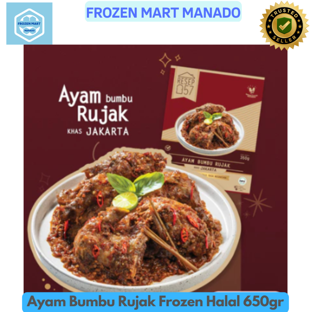 

Ayam Bumbu Rujak Frozen Halal 650gr - Frozen Mart Manado (Frozen Food Manado)