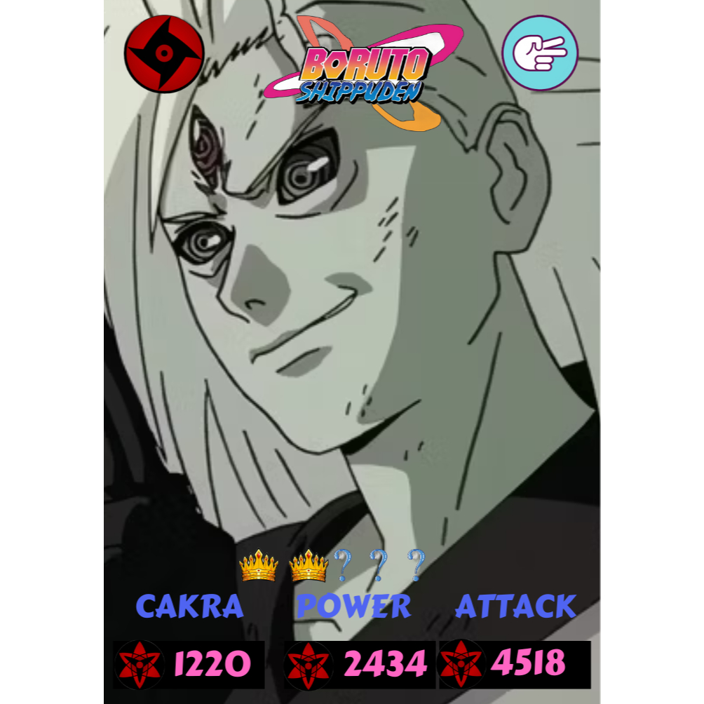 kartu naruto boruto isi 10