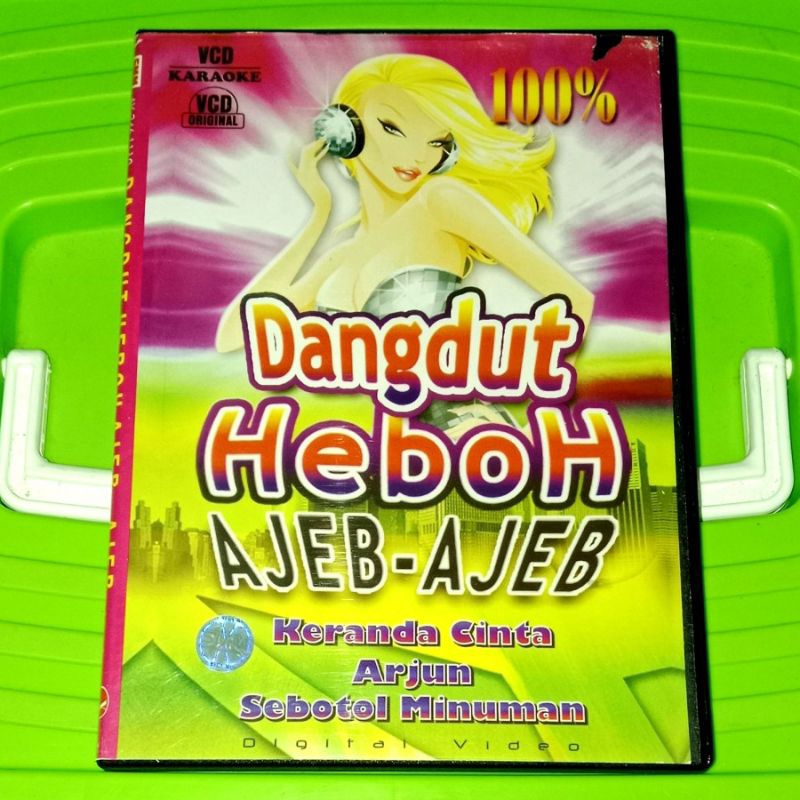 VCD 100% Dangdut Heboh AJEB-AJEB Keranda Cinta Arjun Sebotol Minuman V CD ORIGINAL